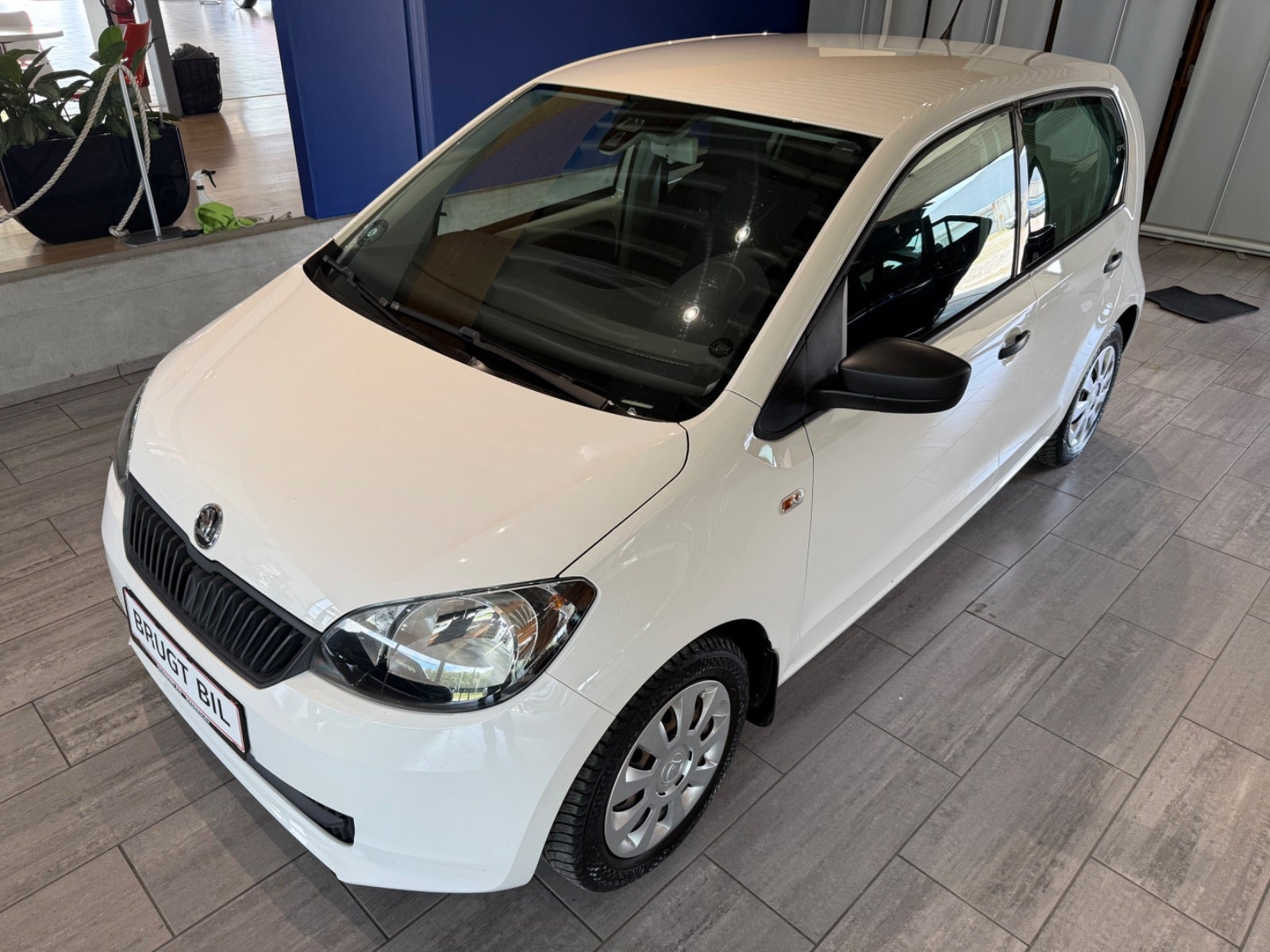 Hvid Skoda Citigo fra 2017