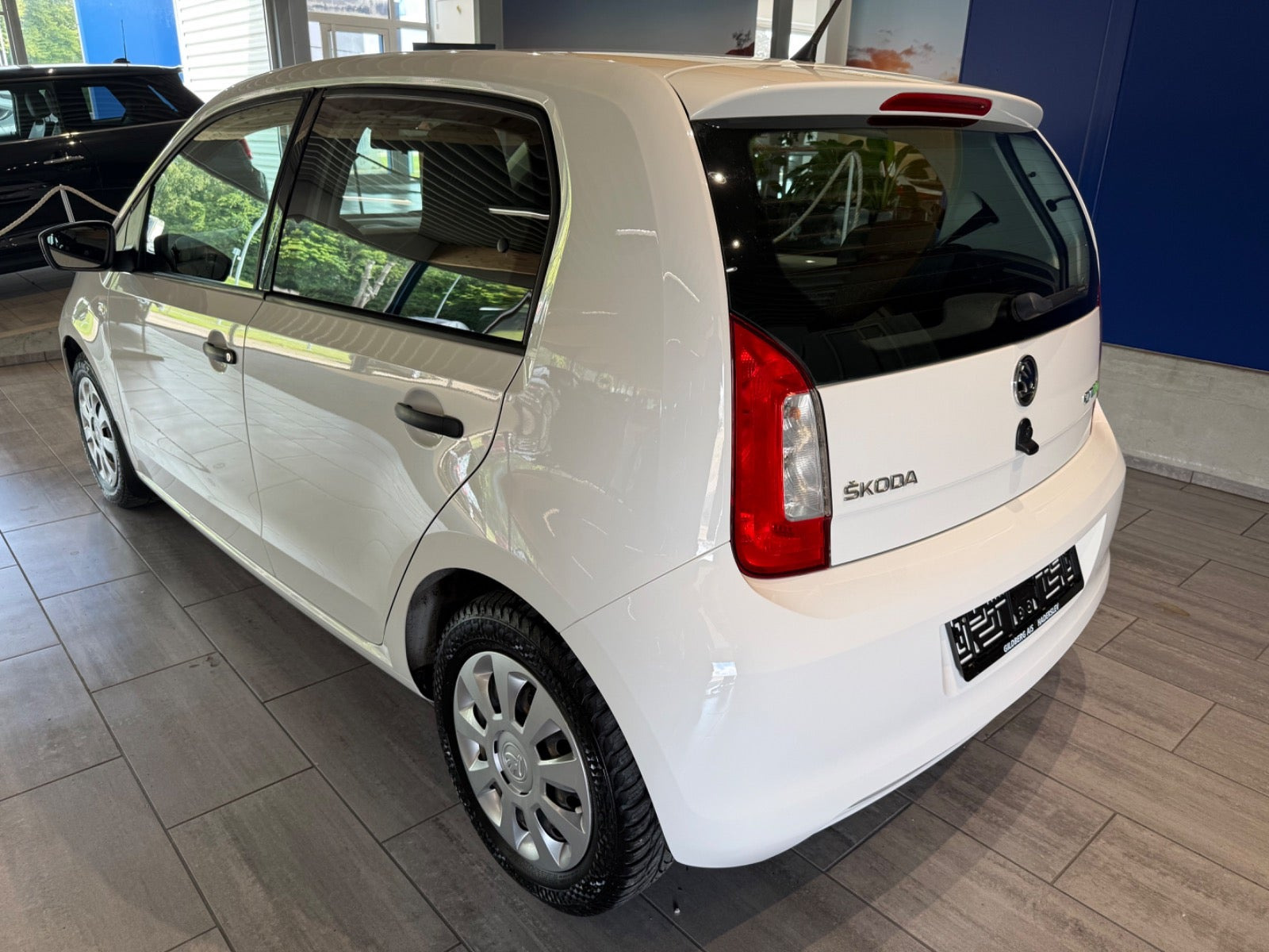 Hvid Skoda Citigo fra 2017