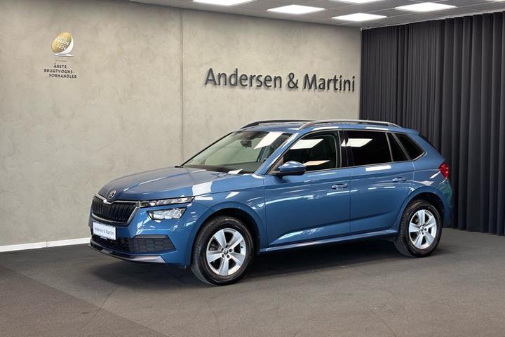 Blå Skoda Kamiq fra 2021