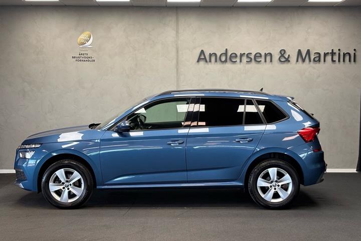Blå Skoda Kamiq fra 2021