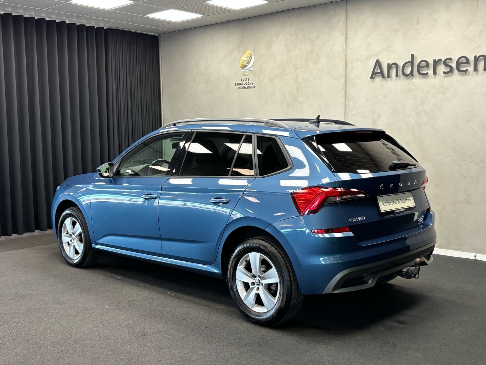 Blå Skoda Kamiq fra 2021