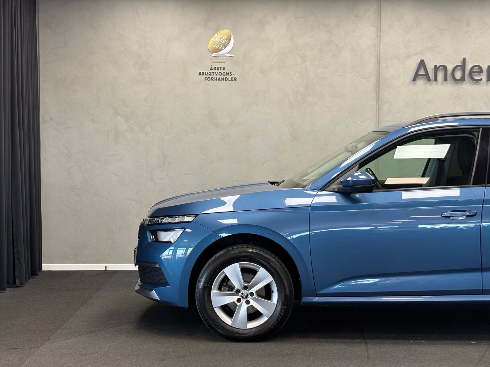 Blå Skoda Kamiq fra 2021