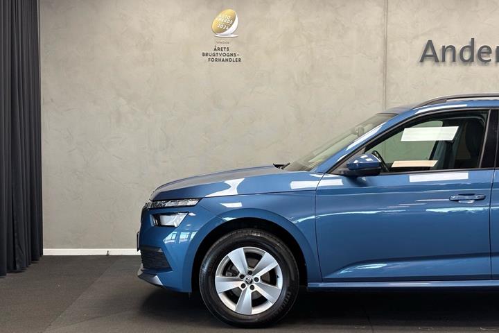 Blå Skoda Kamiq fra 2021
