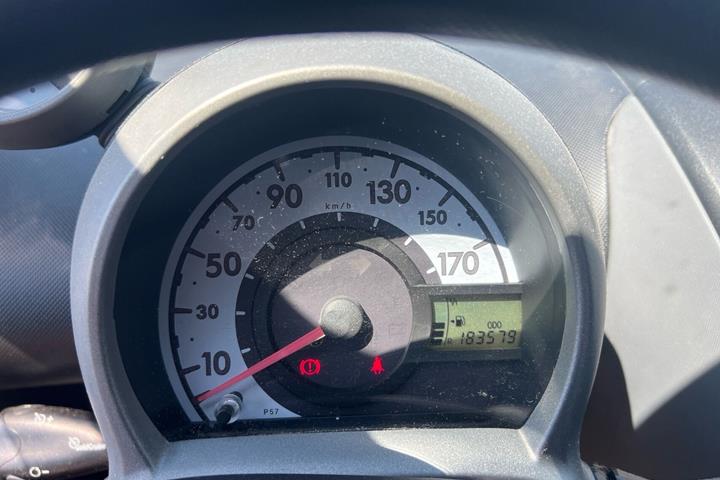 Sort Peugeot 107 fra 2006