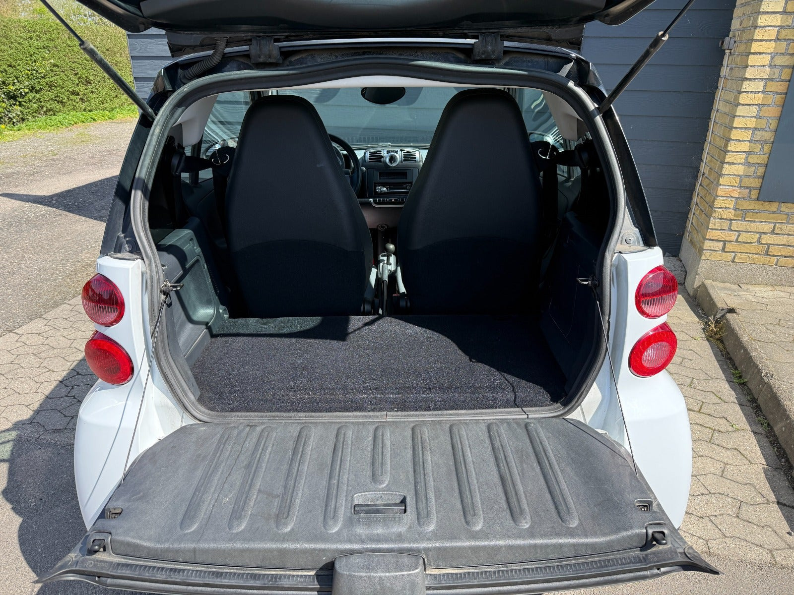Hvid Smart ForTwo Coupé fra 2008