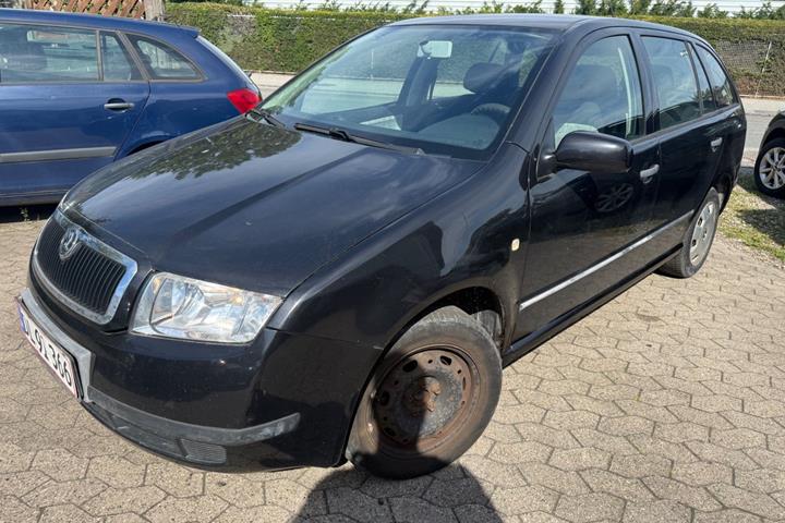 Sort Skoda Fabia fra 2003
