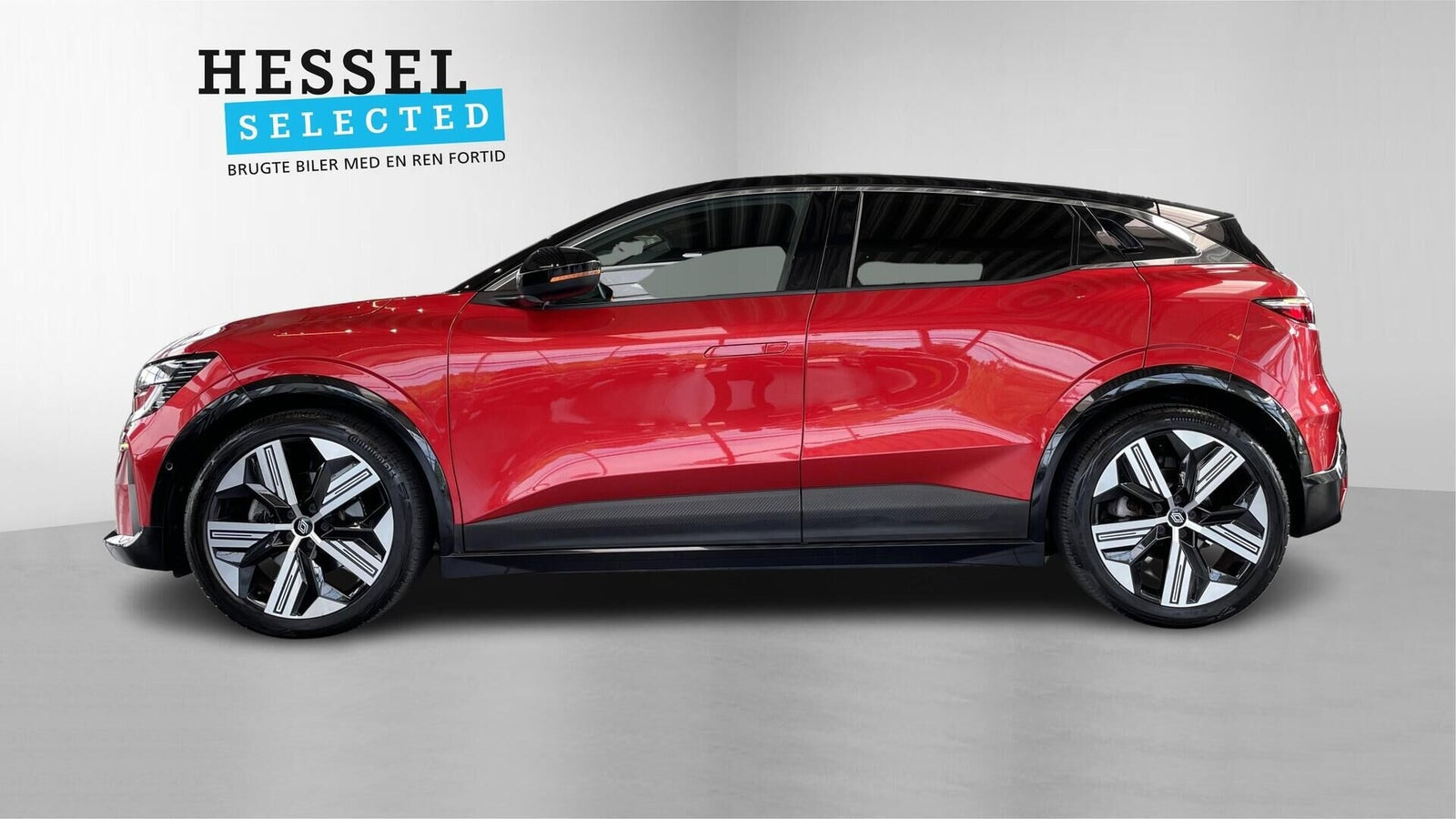 Rød Renault Megane E-Tech fra 2023