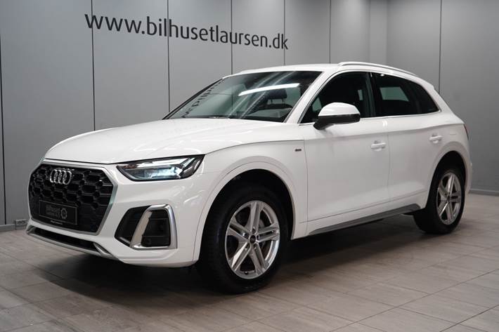 Hvid Audi Q5 fra 2023