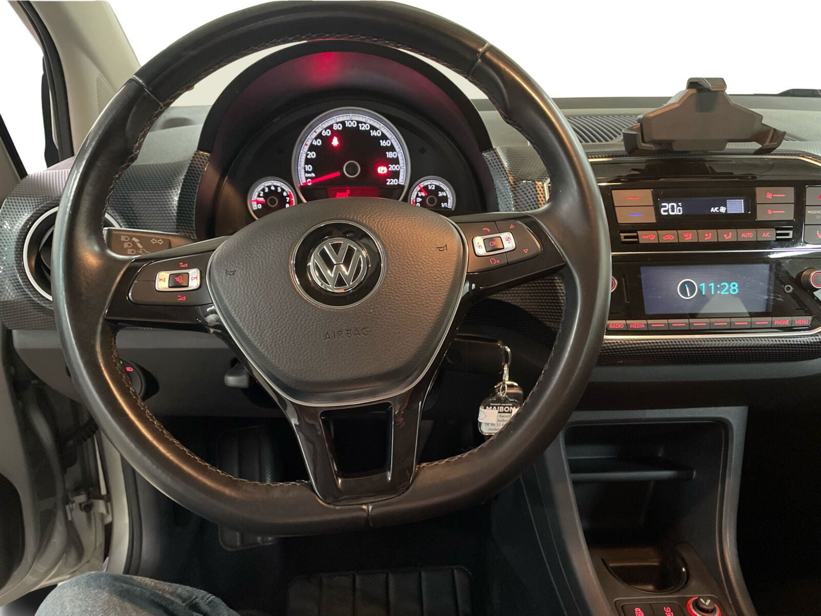 Sølv VW UP! fra 2018