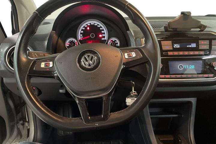 Sølv VW UP! fra 2018