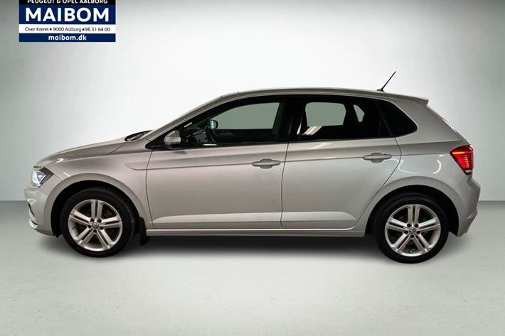 Sølv VW Polo fra 2020