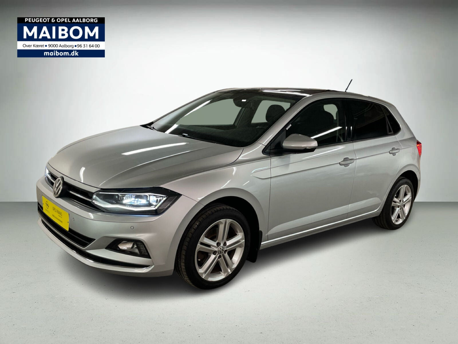 Sølv VW Polo fra 2020