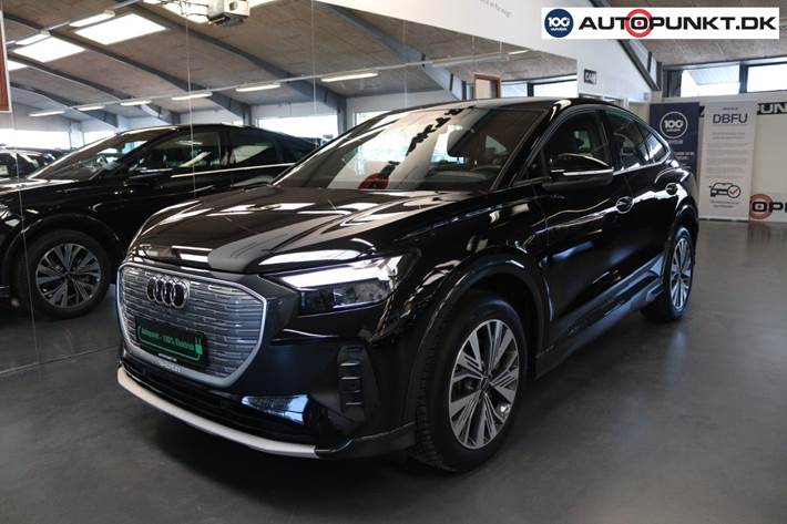 Sort Audi Q4 e-tron fra 2025