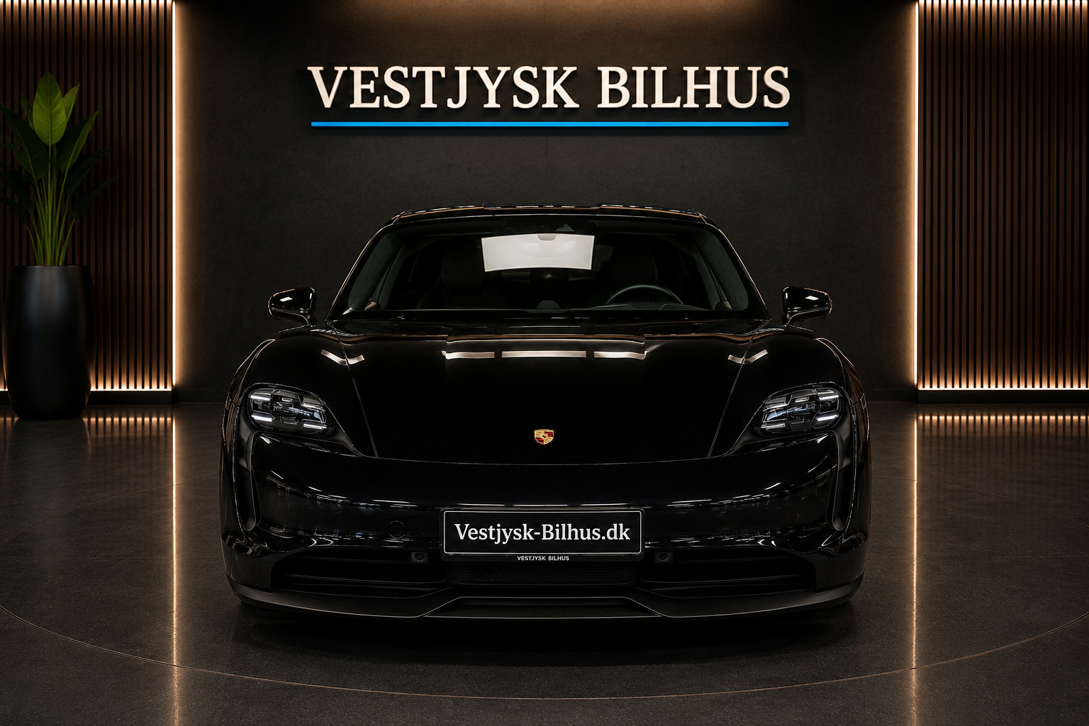Sort Porsche Taycan 4S fra 2020