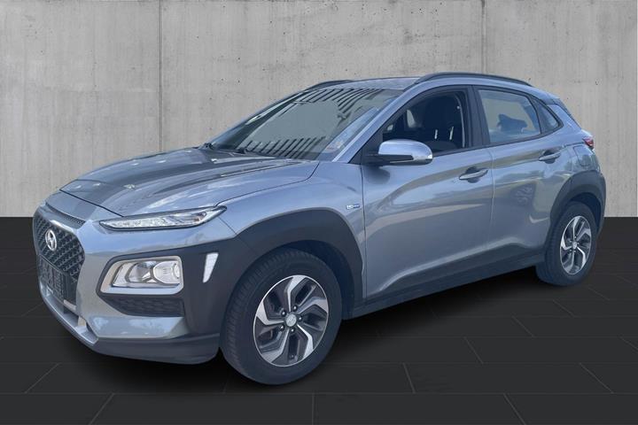 Grå Hyundai Kona fra 2020 set udefra