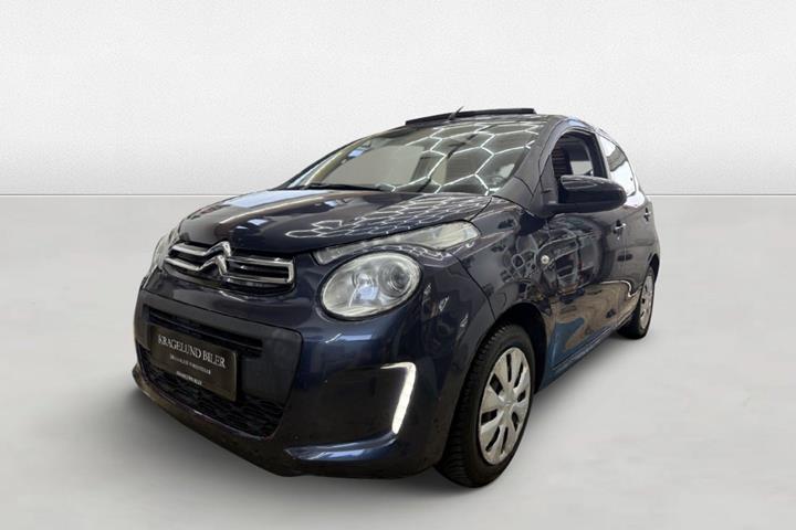Grøn Citroën C1 fra 2014 set udefra