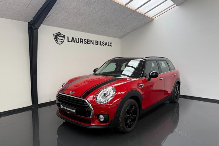 Rød Mini Clubman Cooper fra 2016