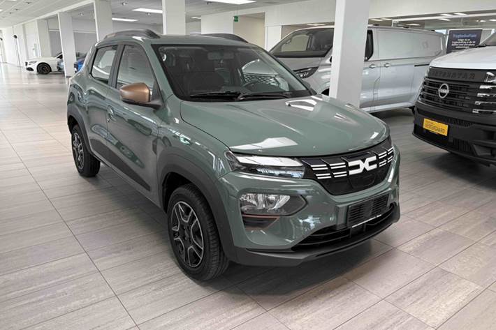 Grå Dacia Spring fra 2023