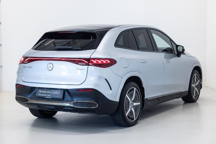 Sølv Mercedes EQE350 SUV fra 2025