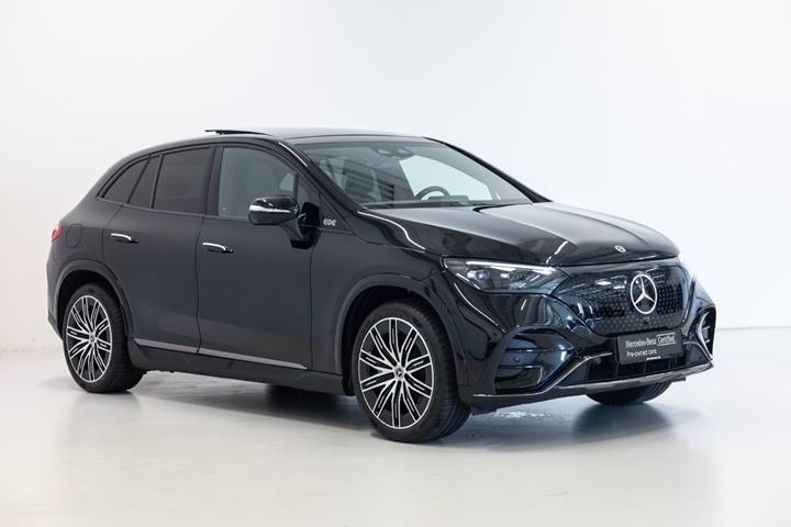 Sort Mercedes EQE350 SUV fra 2026