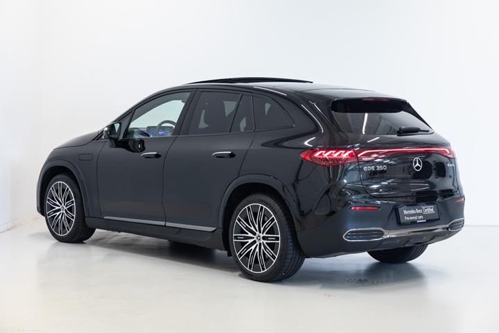 Sort Mercedes EQE350 SUV fra 2026