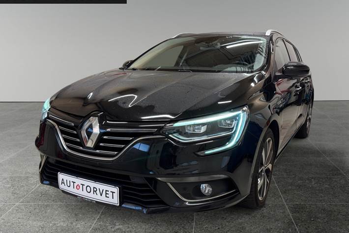 Sort Renault Megane IV fra 2017 set udefra