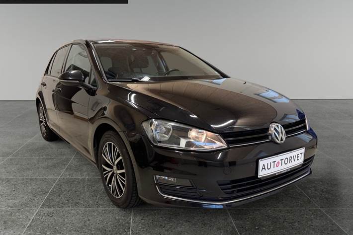 Sort VW Golf VII fra 2017