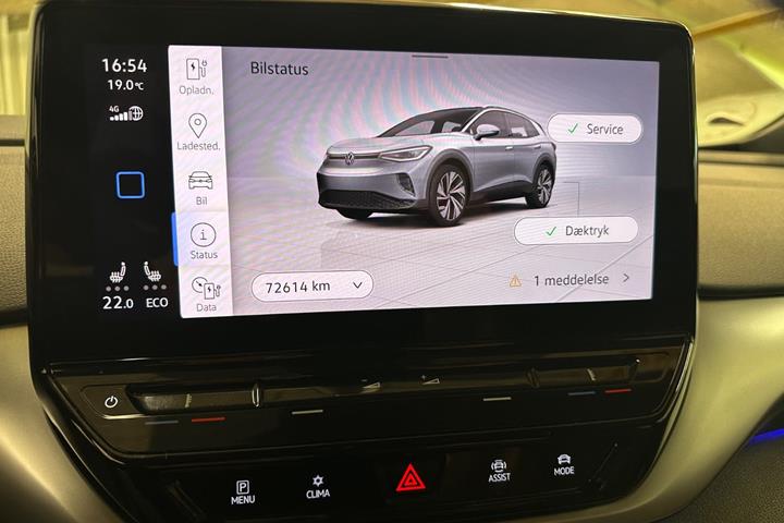 Grå VW ID.4 fra 2021