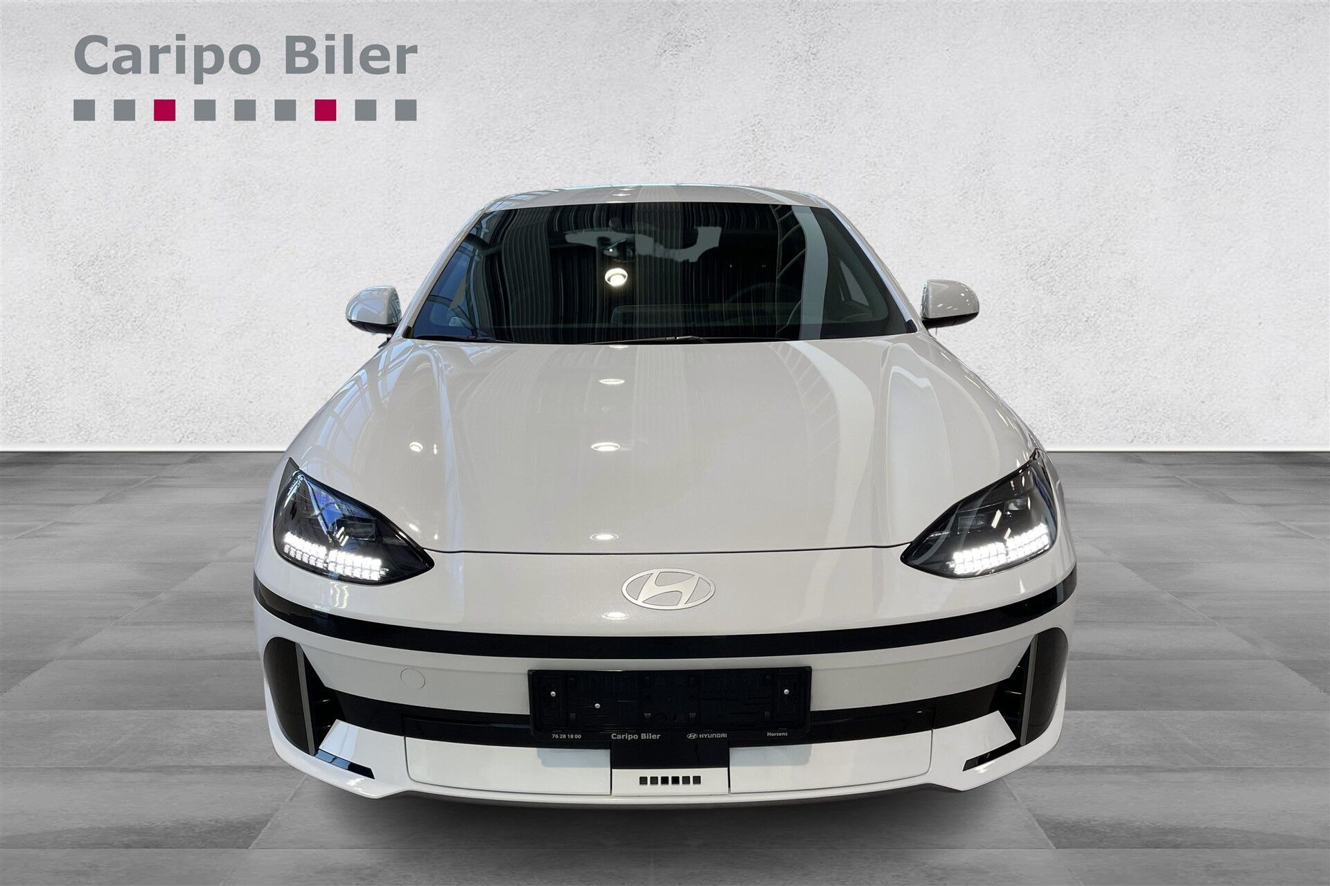 Hvid Hyundai Ioniq 6 fra 2024