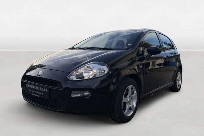 Grøn Fiat Punto fra 2014