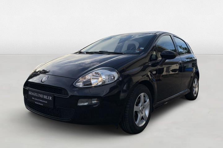 Grøn Fiat Punto fra 2014