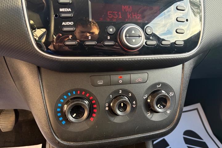 Grøn Fiat Punto fra 2014