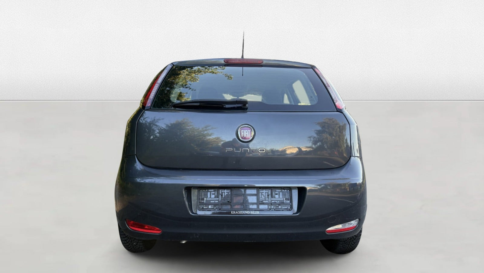 Grøn Fiat Punto fra 2012