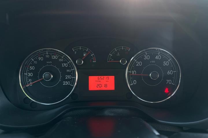Grøn Fiat Punto fra 2012