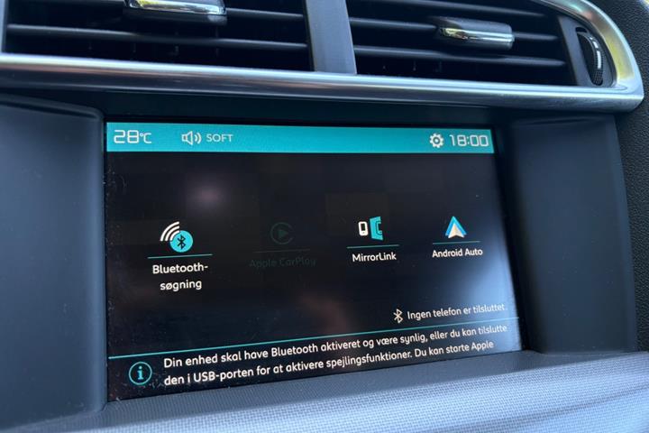 Grøn Citroën C4 fra 2018