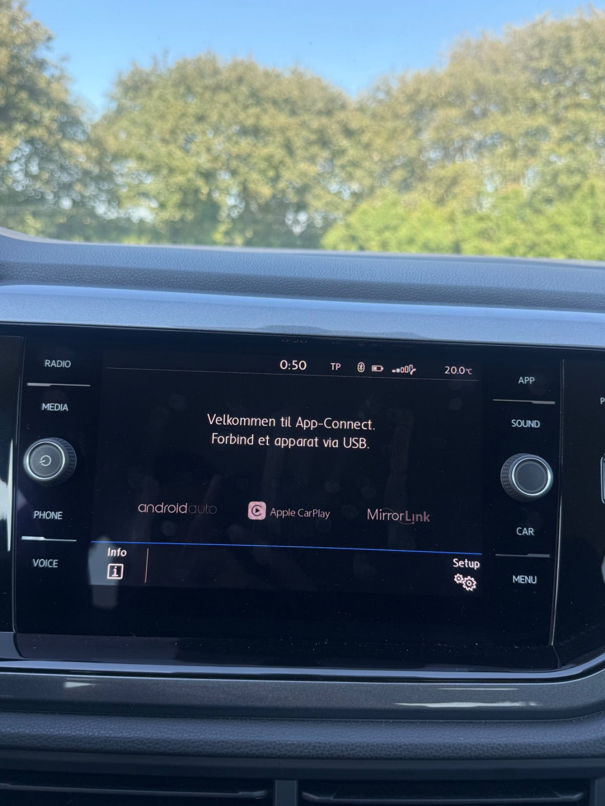 Sort VW Polo fra 2018