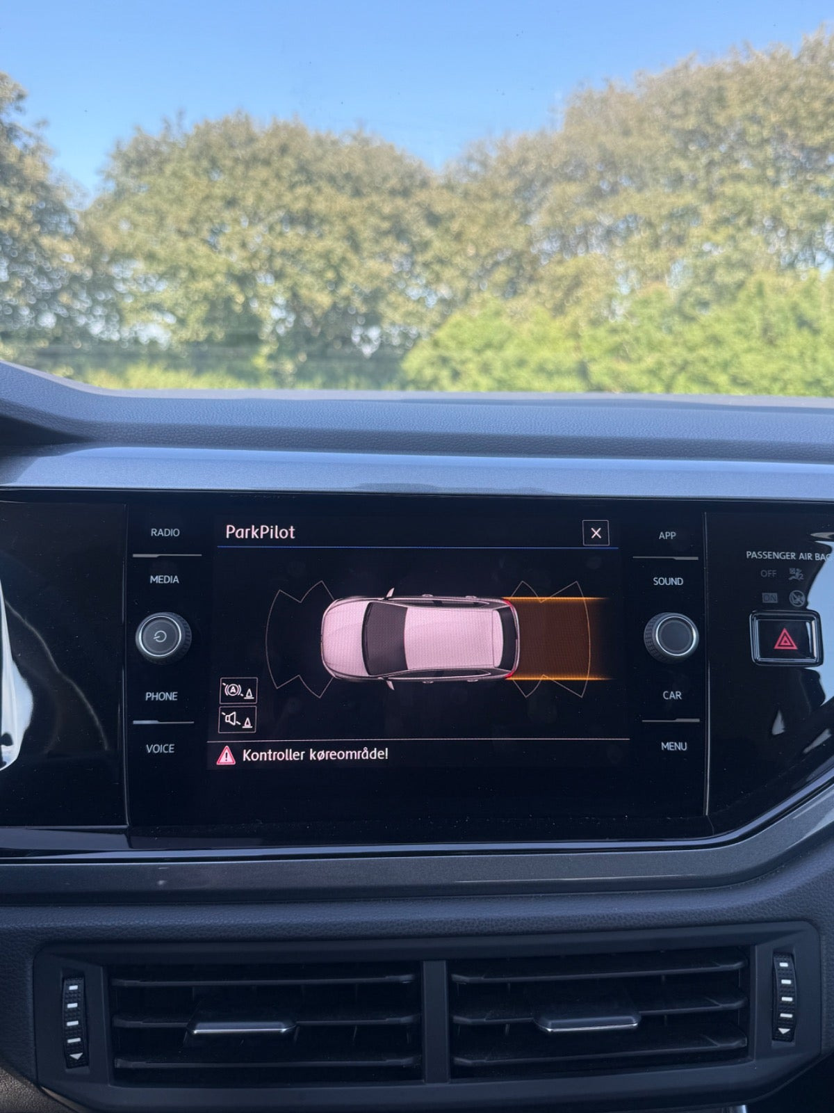 Sort VW Polo fra 2018