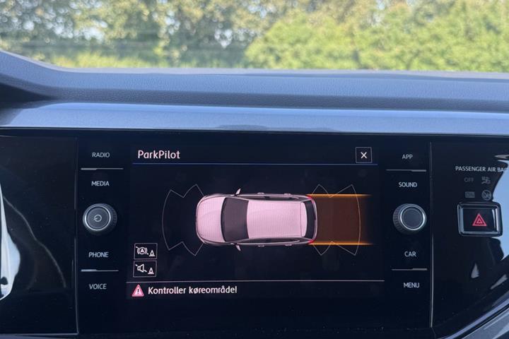 Sort VW Polo fra 2018