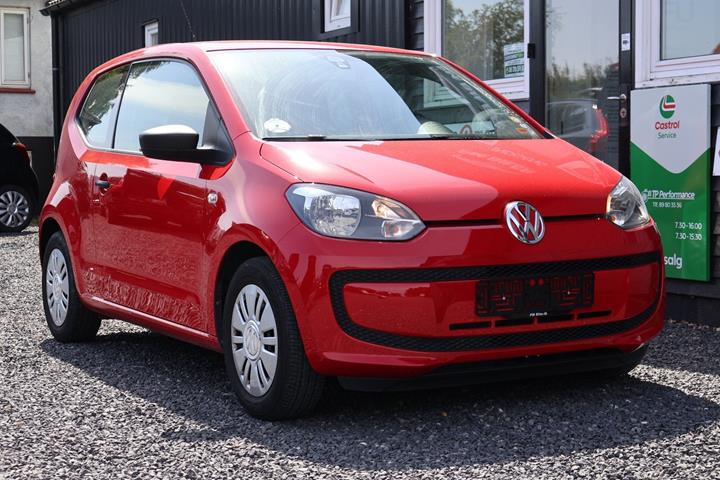 Rød VW UP! fra 2013