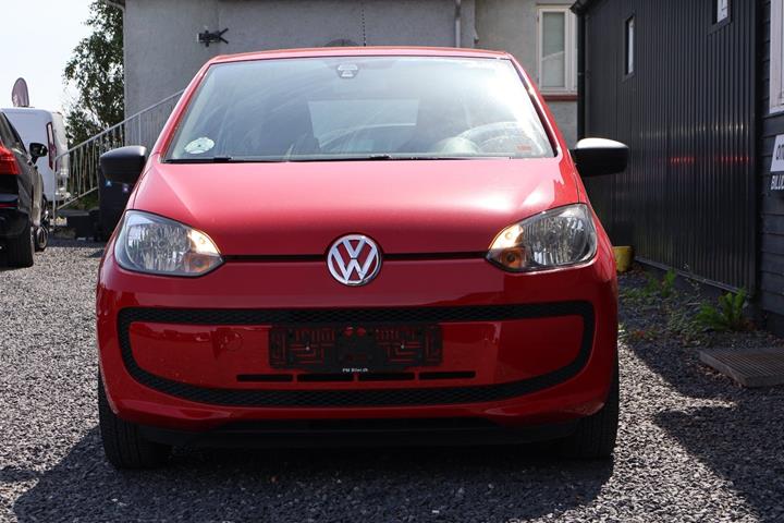 Rød VW UP! fra 2013