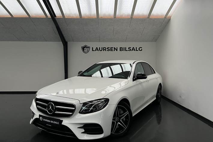 Hvid Mercedes E300 fra 2019