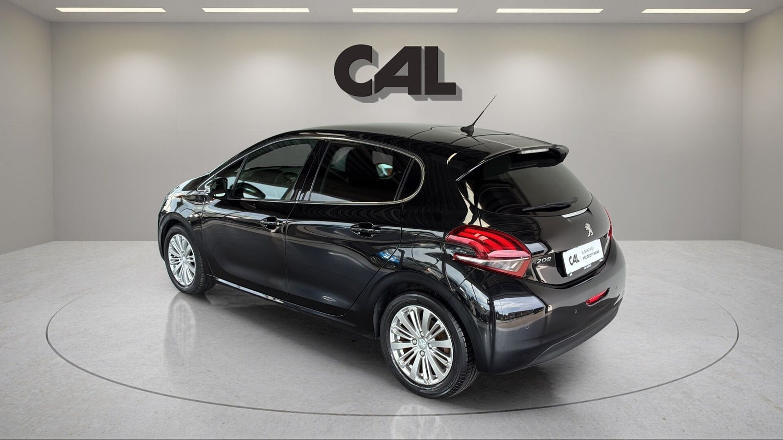 Sort Peugeot 208 fra 2019