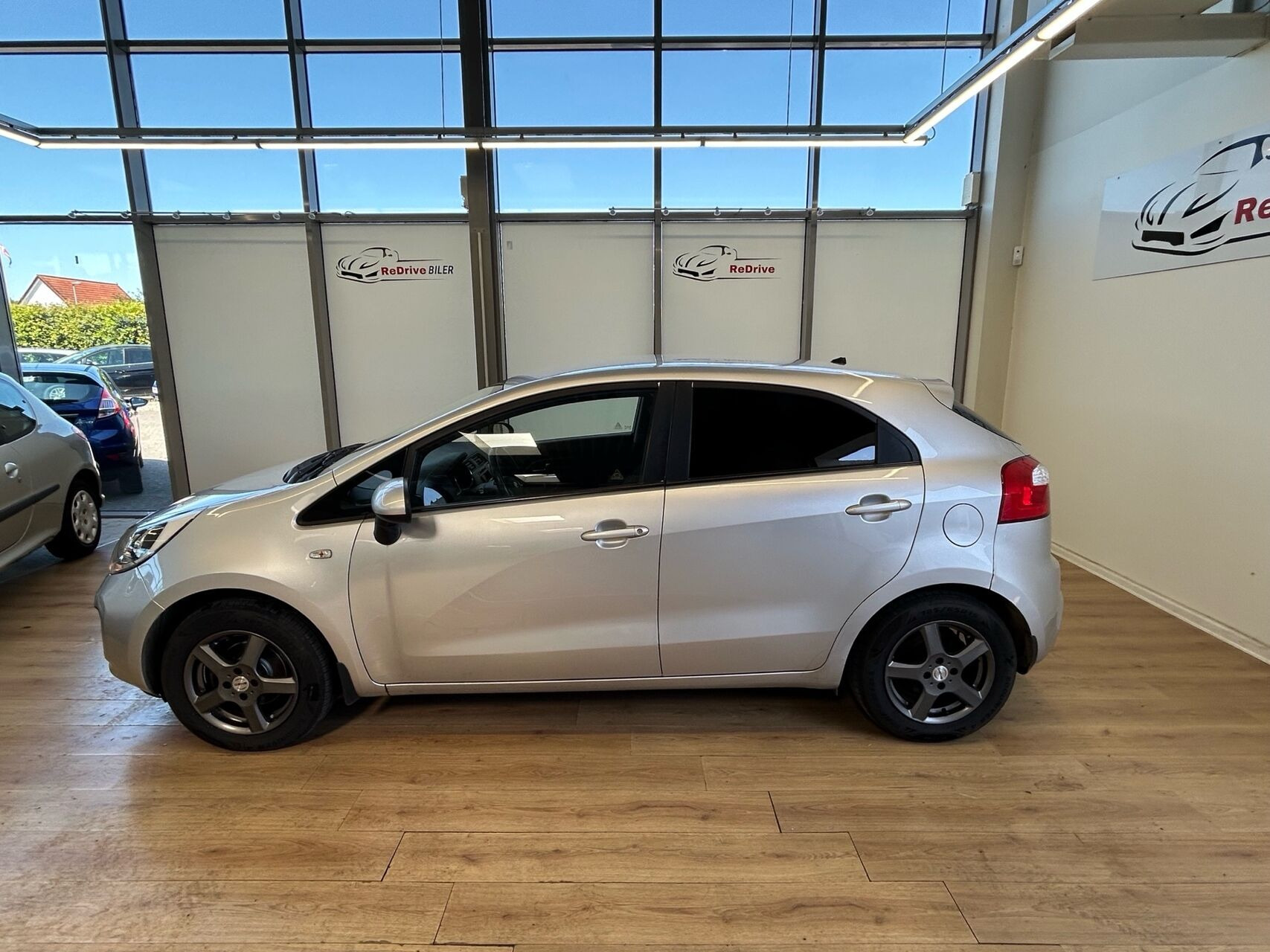 Sølv Kia Rio fra 2012