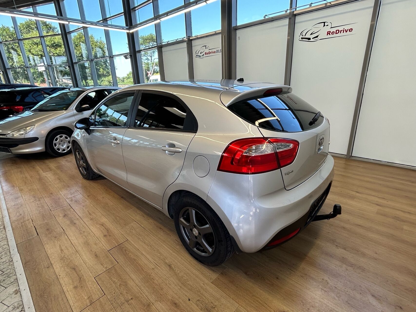 Sølv Kia Rio fra 2012