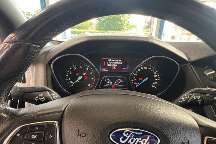 Sort Ford Focus fra 2017