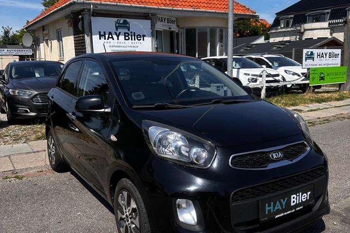 Sort Kia Picanto fra 2016 set udefra