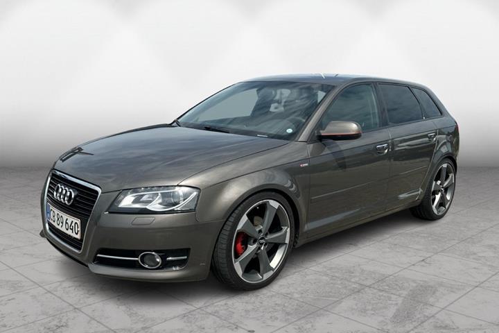 Bronze Audi A3 fra 2012 set udefra