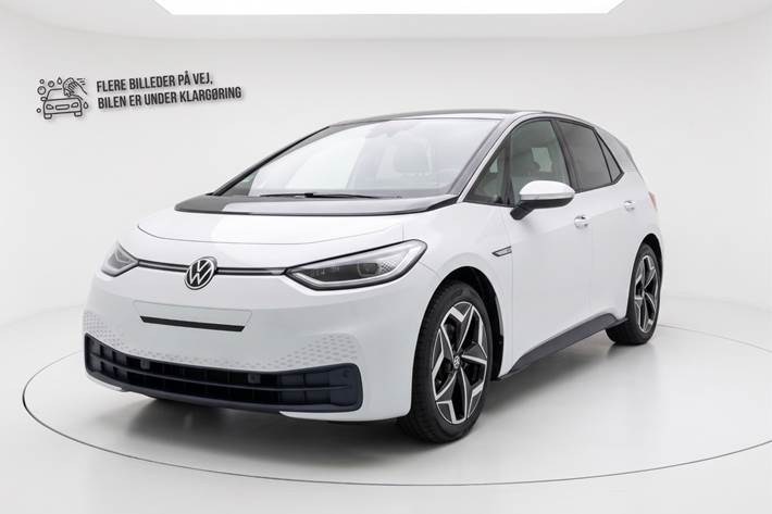 Hvid VW ID.3 fra 2021