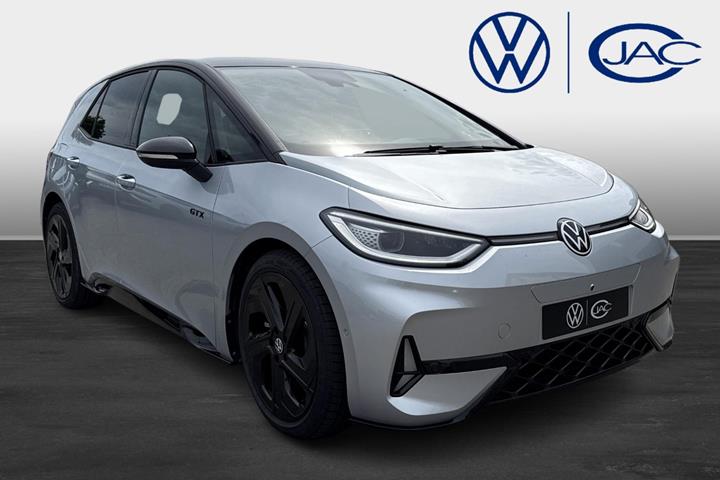 Sølv VW ID.3 fra 2026 set udefra
