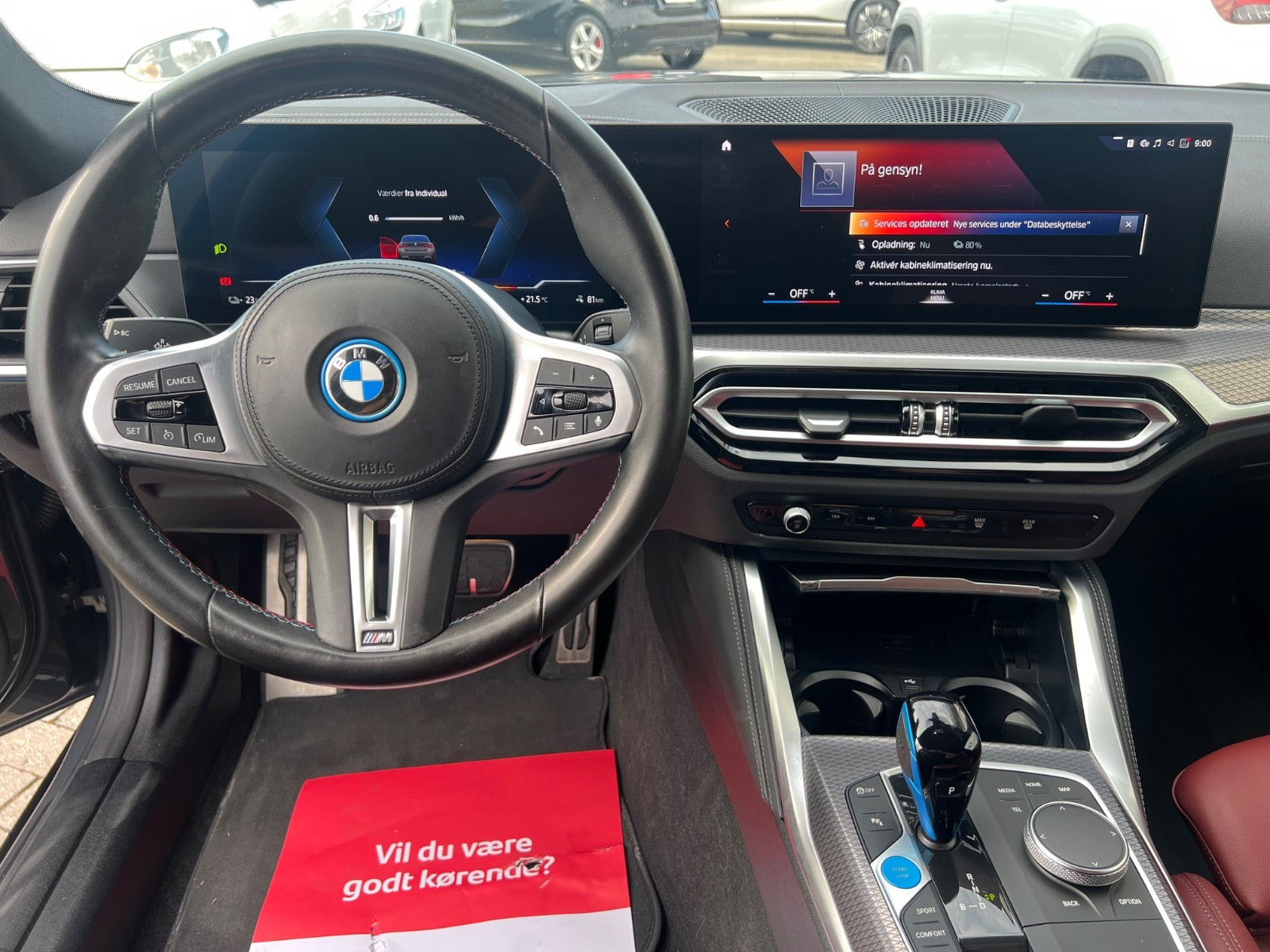 Grå BMW i4 fra 2022